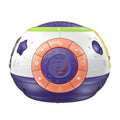 White starry sky night light projector for children with colour-changing lights and sound functions