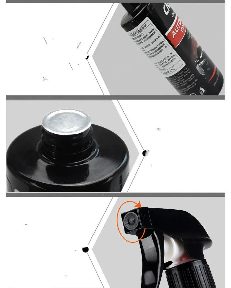 500ml automotive coating agent paint spray bottle for vehicle protection