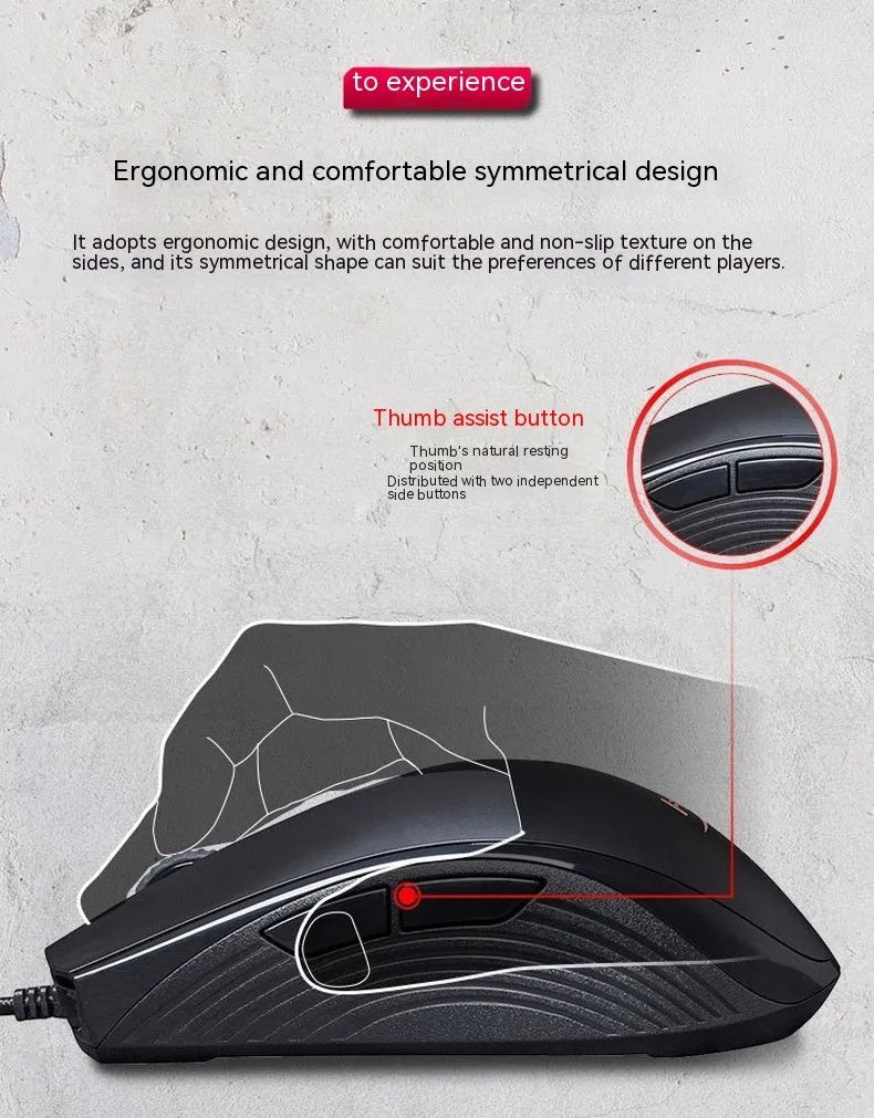 Pulsefire Core RGB wired gaming mouse in black and pink colour options on a mouse pad.