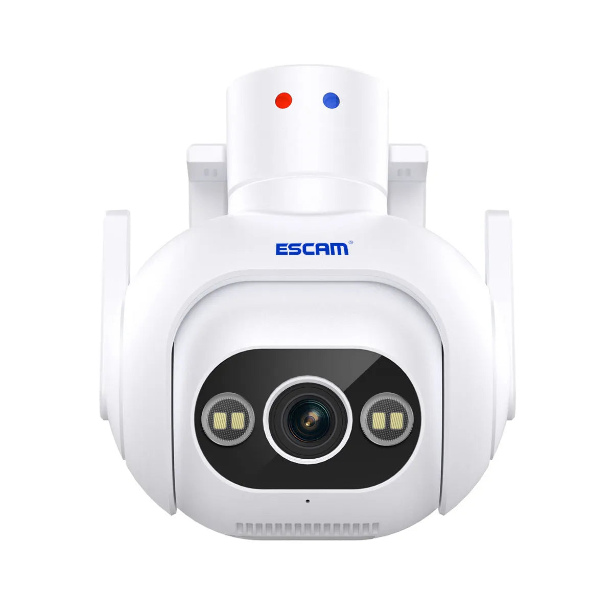 Smart colour night vision H265 security camera with 4MP resolution in plastic housing