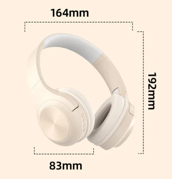 Creative head-mounted wireless Bluetooth headset in Ivory White colour on a charging bin.