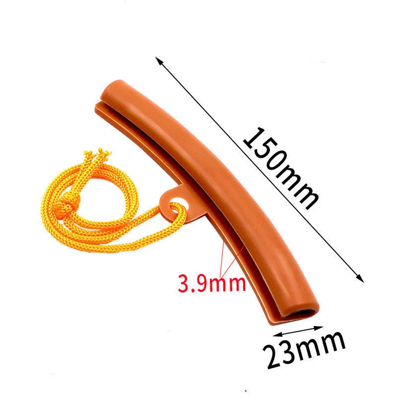 Polyurethane wheel hub protective sleeve shown in blue, orange, red, and yellow colours.