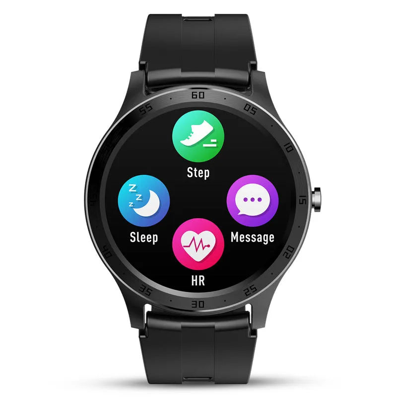 S20 smart fitness bracelet with colour touchscreen on wrist, shown in black, grey, and pink colour options.