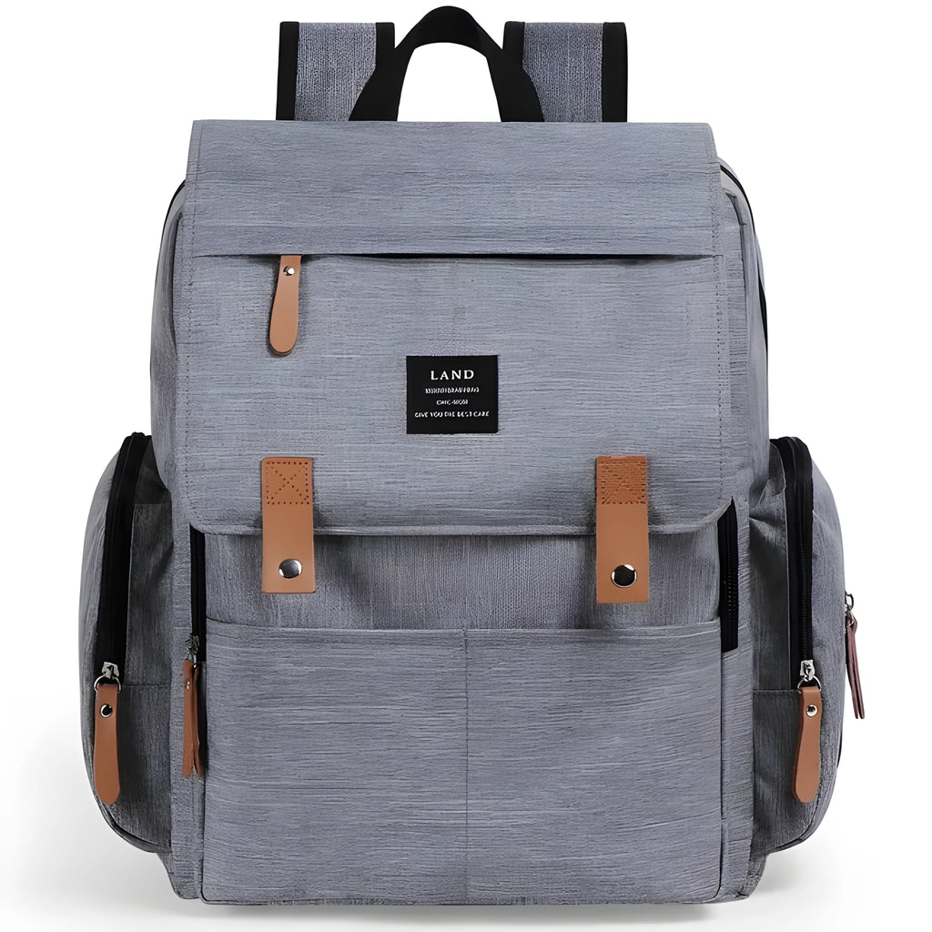 LAND large capacity oxford cloth diaper backpack with changing mat in various colours