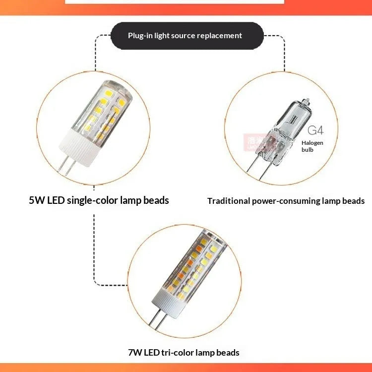 Mirror front bathroom wall lamp with double heads, warm white light option, universal style, 111v-240v