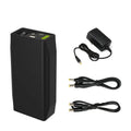 LF4100 12V lithium iron phosphate battery unit with charger and connection cables