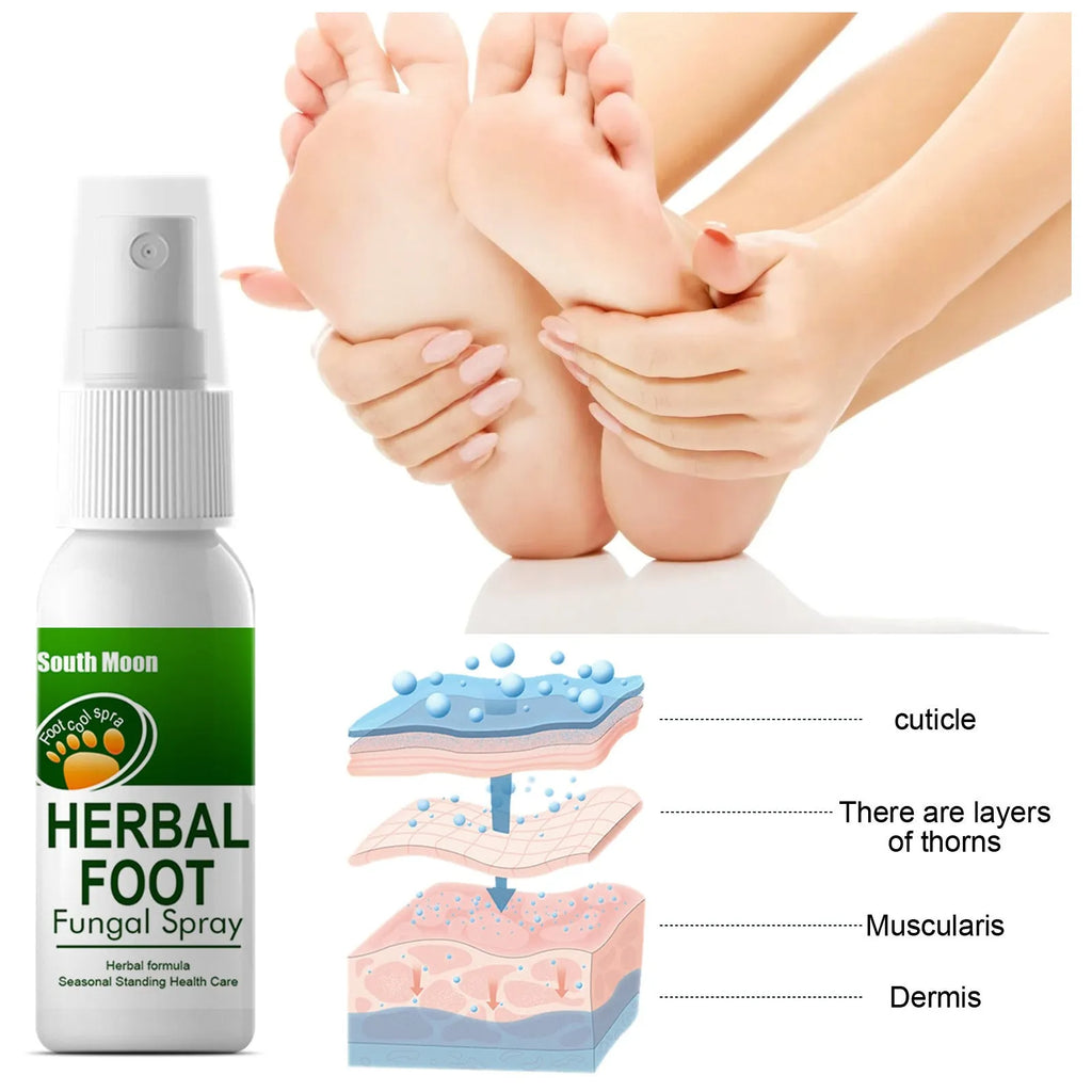 30ml foot spray bottle for nourishing and hydrating foot skin