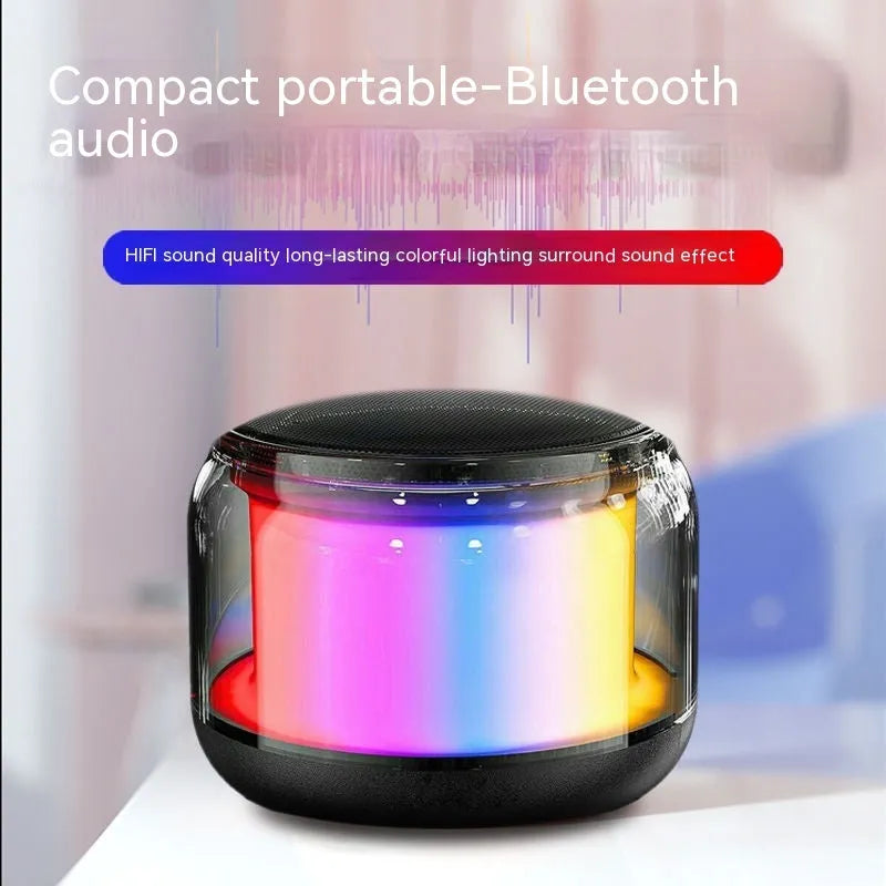 Black coloured glaze pistol grip Bluetooth speaker for desktop use
