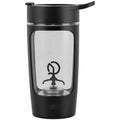 Automatic mixing cup portable juice blender in black, blue, pink, and white colours showing 650ml capacity