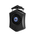 Black and white mobile phone radiator cooling fan with USB connector for gaming consoles