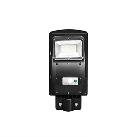 60W integrated solar street light with LED lighting and remote control for outdoor areas