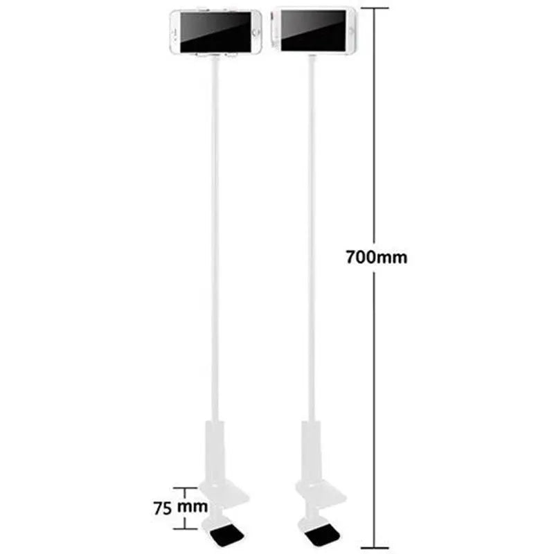 Black flexible tablet phone mount holder showing bendy arm and suction base