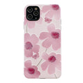 Flower design soft rubber phone case for Apple iPhone with Japanese Korean style