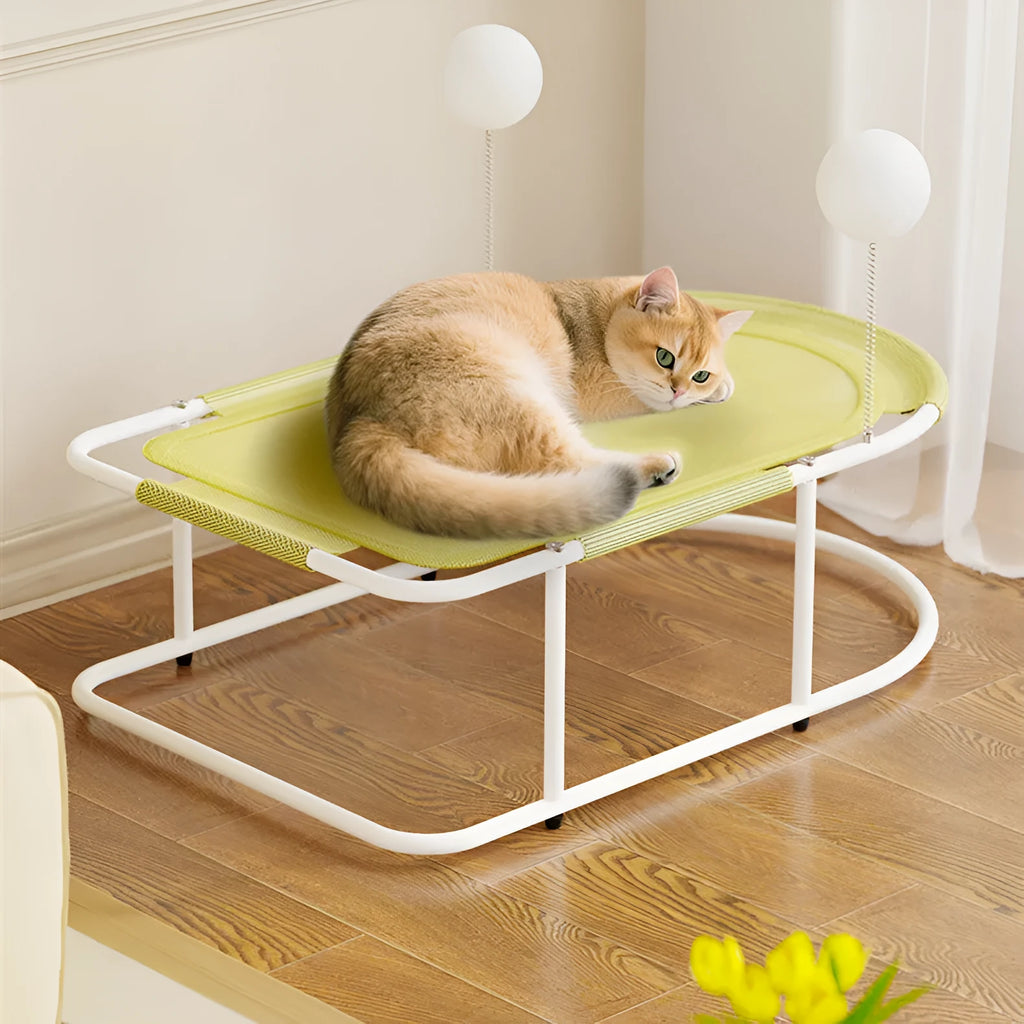Large grey fabric kennel for cats and puppies with a breathable bracket design