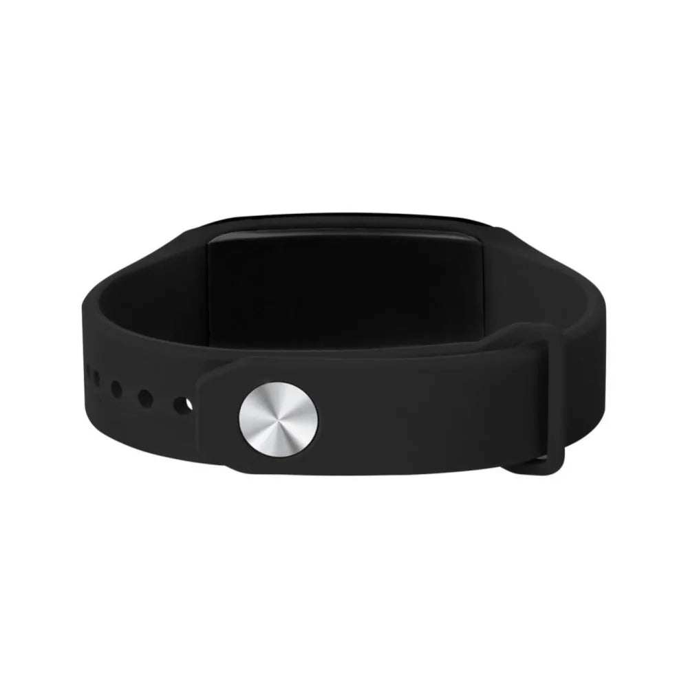 Black EDAL K18 smart wristband camera with wearable design showing camera lens and silicone band