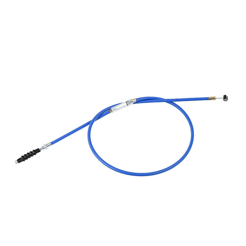 Apollo scrambler motorcycle clutch and accelerator cable in four colours: black, blue, red, yellow, measuring 0.98 metres.
