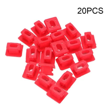 Black plastic BMW interior trim panel replacement clips snap fasteners