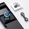 Compact cubic voice control Bluetooth atmosphere lamp with LED polar lighting effect.