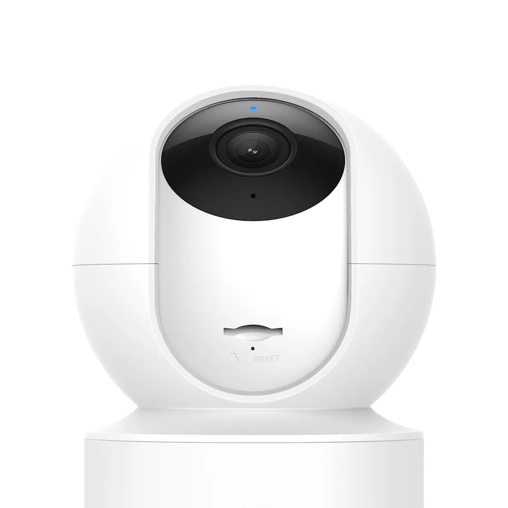 White Xiaobai smart security camera with 1080p resolution and 110-degree wide-angle lens