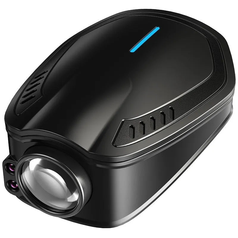 Bright black car atmosphere light laser projector with ABS construction for 5V automotive installation