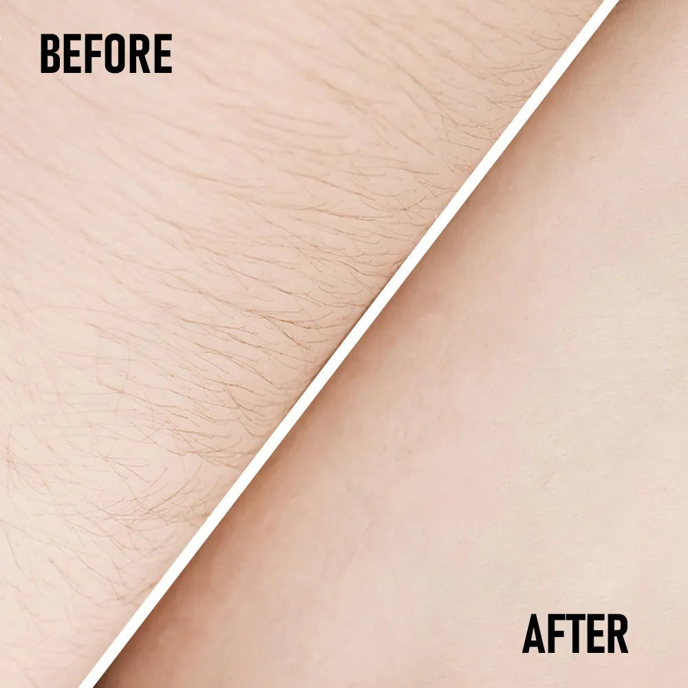 PHOFAY pain free hair removal cream tube with scraper tool for sensitive skin