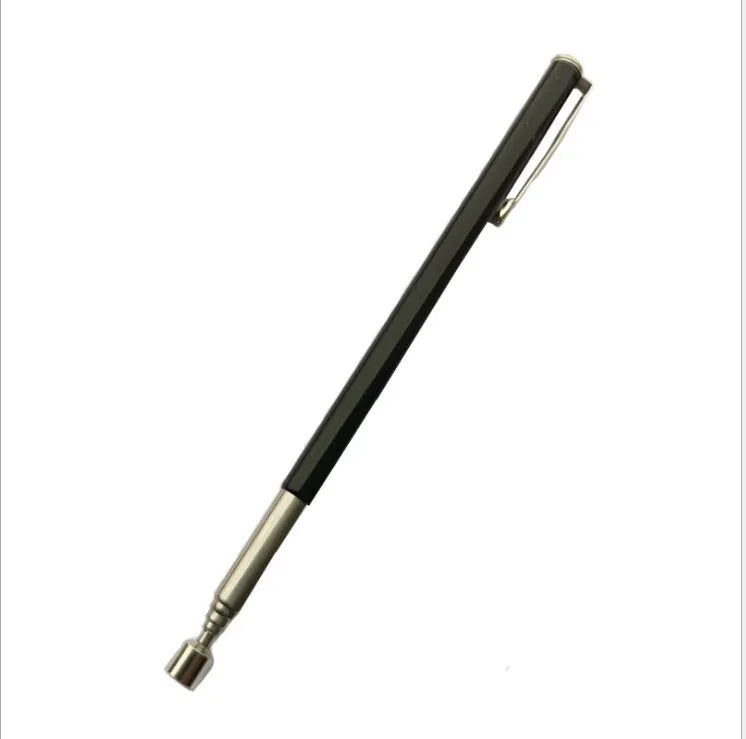 Stainless steel retractable magnetic pickup tool telescopic 14-53cm black silver for metal object retrieval