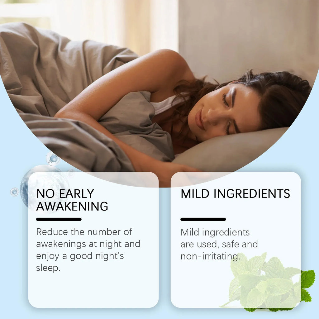 50ml bottle of sleep health support drops with a dropper, containing mint and TCM extracts
