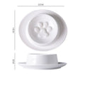 Green ceramic slow feed pet bowl with a central mound and obstacles to prevent fast eating.