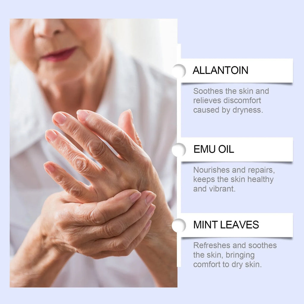50g tube of menthol and emu oil joint soothing gel for muscle relief.