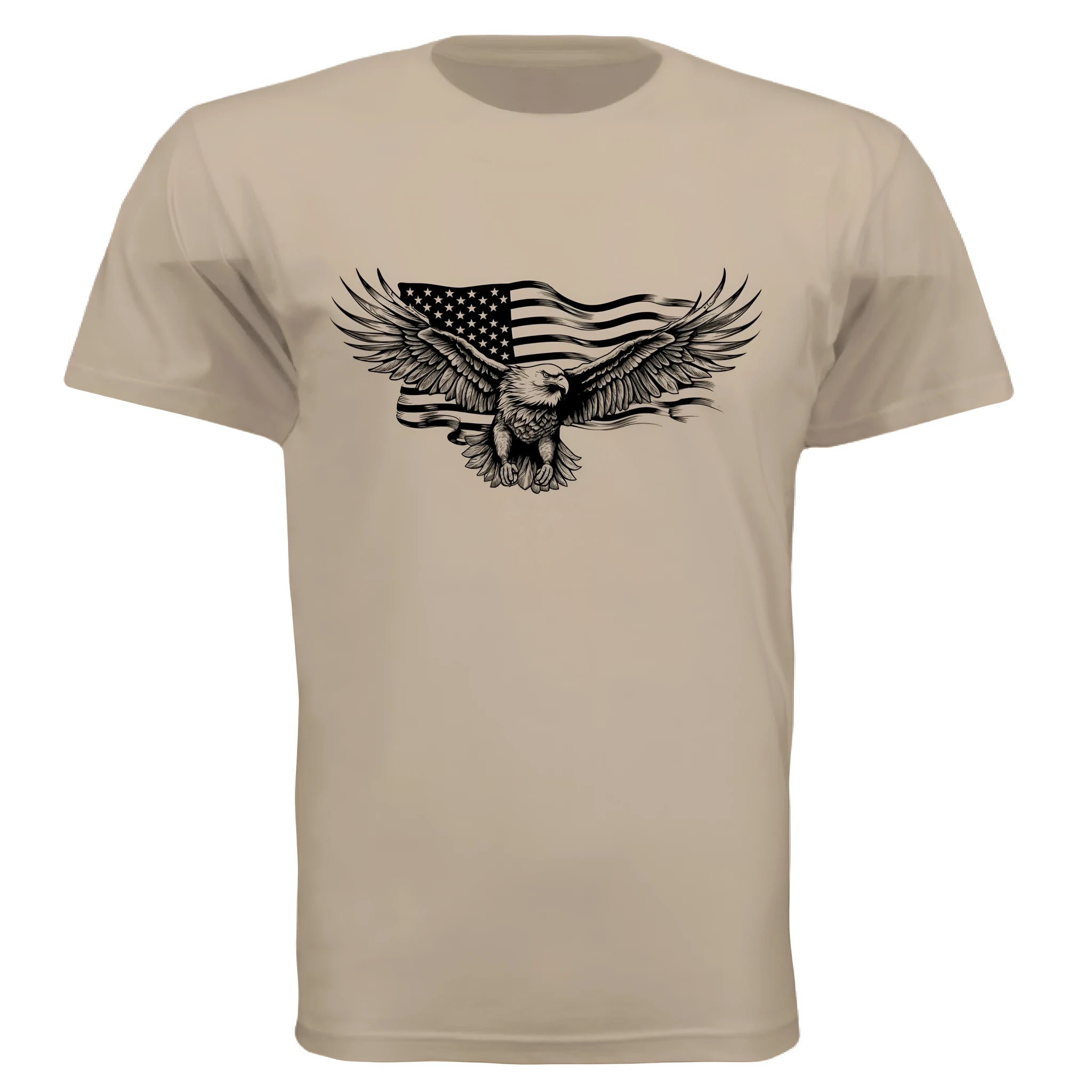 Summer loose short sleeves T-shirt for men and women, round neck, brown colour, polyester fabric