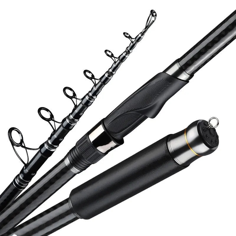 Sparkling Lake ultra-hard carbon casting rod in 2.1m to 5.4m sizes for sea and lake fishing