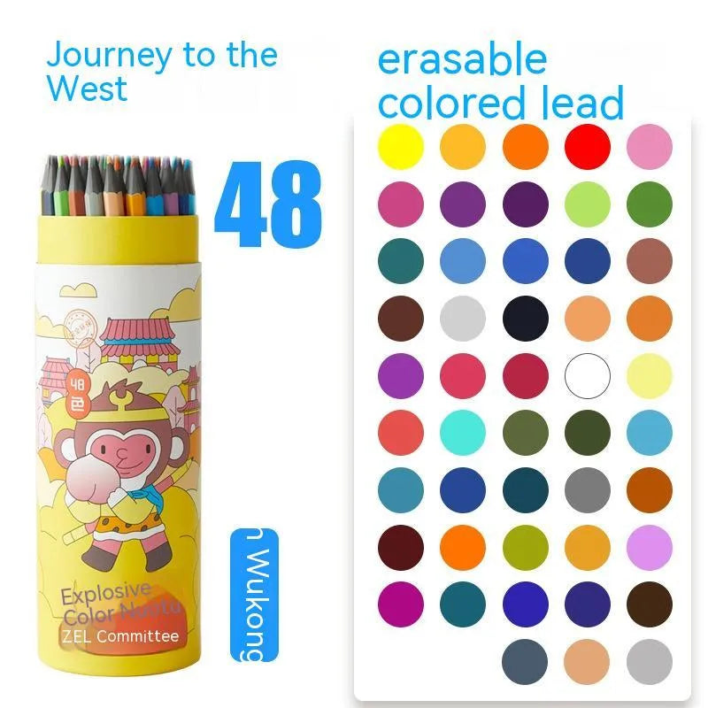 Zhenglin Sports Series colour pencils with paper barrel in multiple colour set options