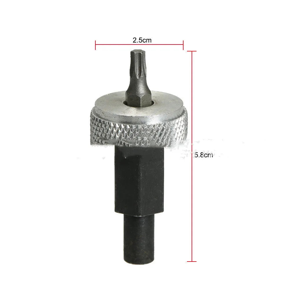 Ignition module wrench with carbon steel handle and aluminium knobs for 7/32" bolts and T20 star drive