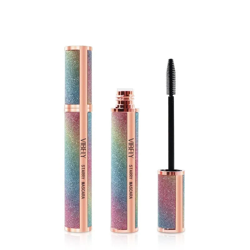 Black 4D waterproof mascara tube for long, thick, curling lashes.