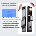 F7 aluminium alloy smart door lock with face recognition, fingerprint scanner, and keypad