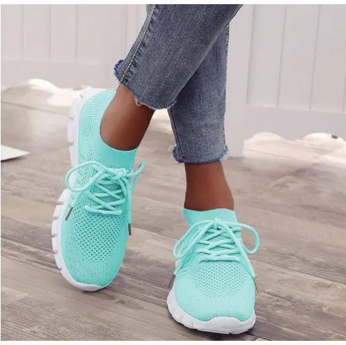 Women's high-cut lace-up casual sneakers in multiple colours with rubber soles