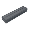 Black and white A4 portable Bluetooth printer with compact 28cm design for wireless mobile printing