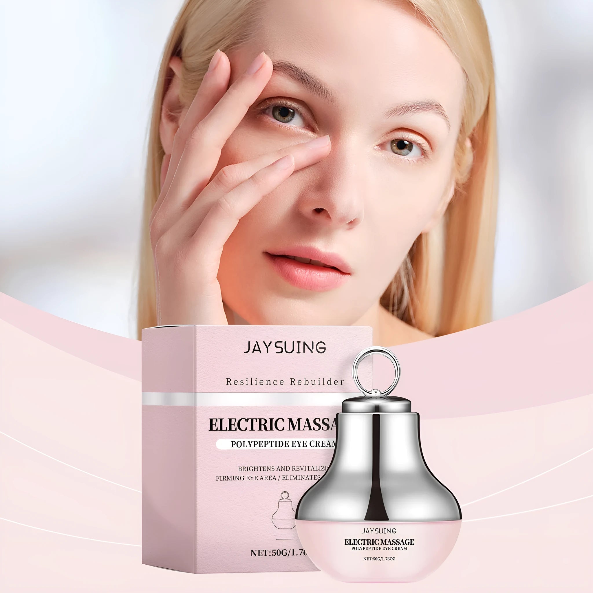 Electric massage eye cream 50g firming formula with acetyl hexapeptide-8