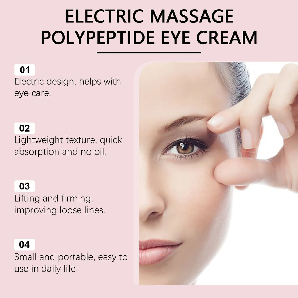 Electric massage eye cream 50g firming formula with acetyl hexapeptide-8