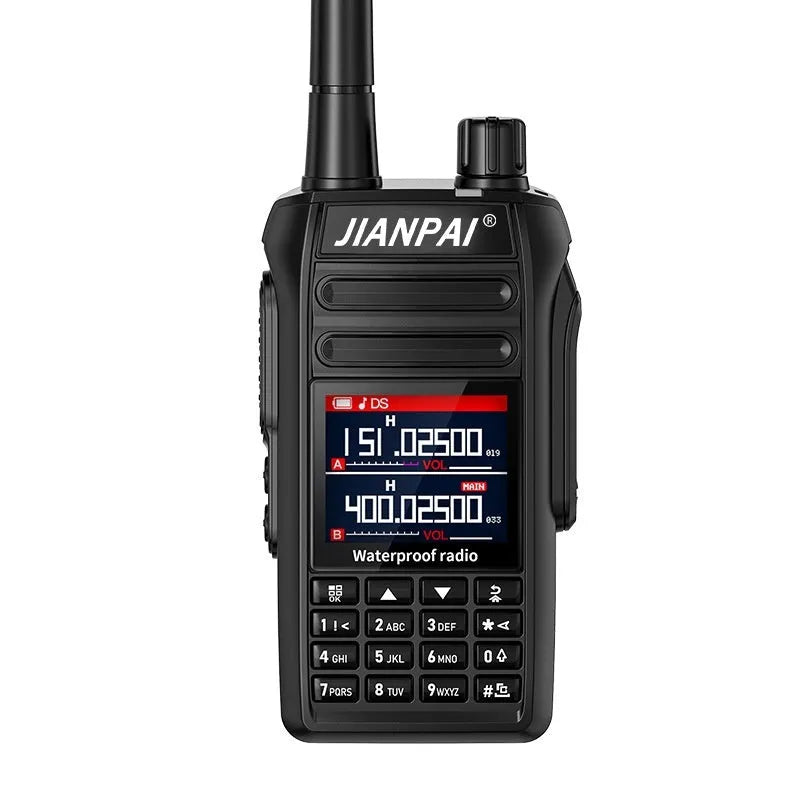 Black aviation communication headset with waterproof design for helicopter pilots and aircrew