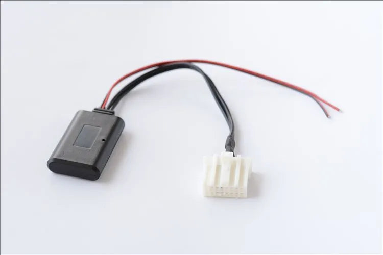 Black Bluetooth audio cable for Mazda vehicles with AUX connection for models from 2006 onwards