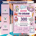 How To Draw Everything Painting Book with decomposition drawing guide, coated paper, 28.5 x 21 cm, Decomposition Drawing Book cover