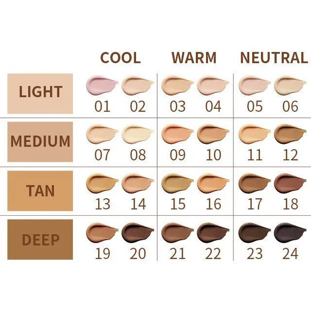 24 colour waterproof liquid concealer stick pen for contouring and nose shadow