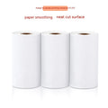 Three rolls of 57mm wide thermal paper for small printers in packaging