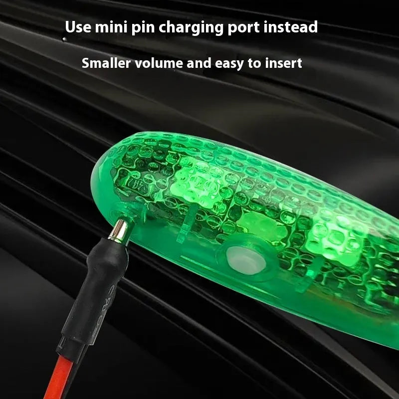 V3 Wireless Charging Waterproof Navigation Light unit for RC car, ship and aircraft models, showing compact size.