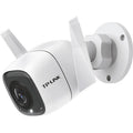 Outdoor security webcam unit with 1080p resolution, 4mm lens, and infrared night vision up to 30 metres