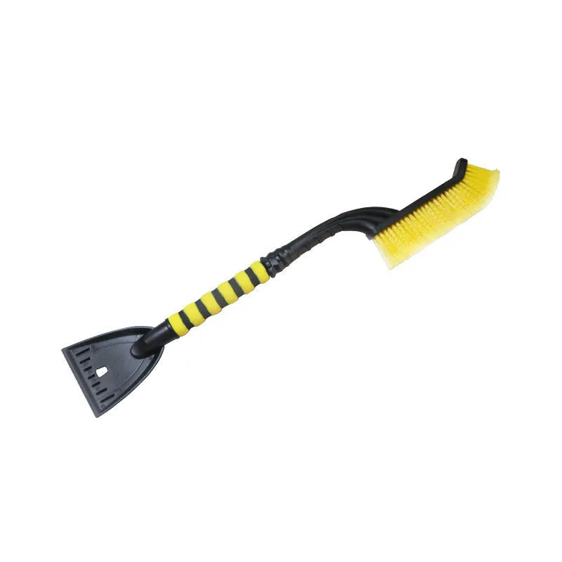 Disassembled car snow brush scraper 66 cm made from ABS PP and EVA materials in black red gray and yellow