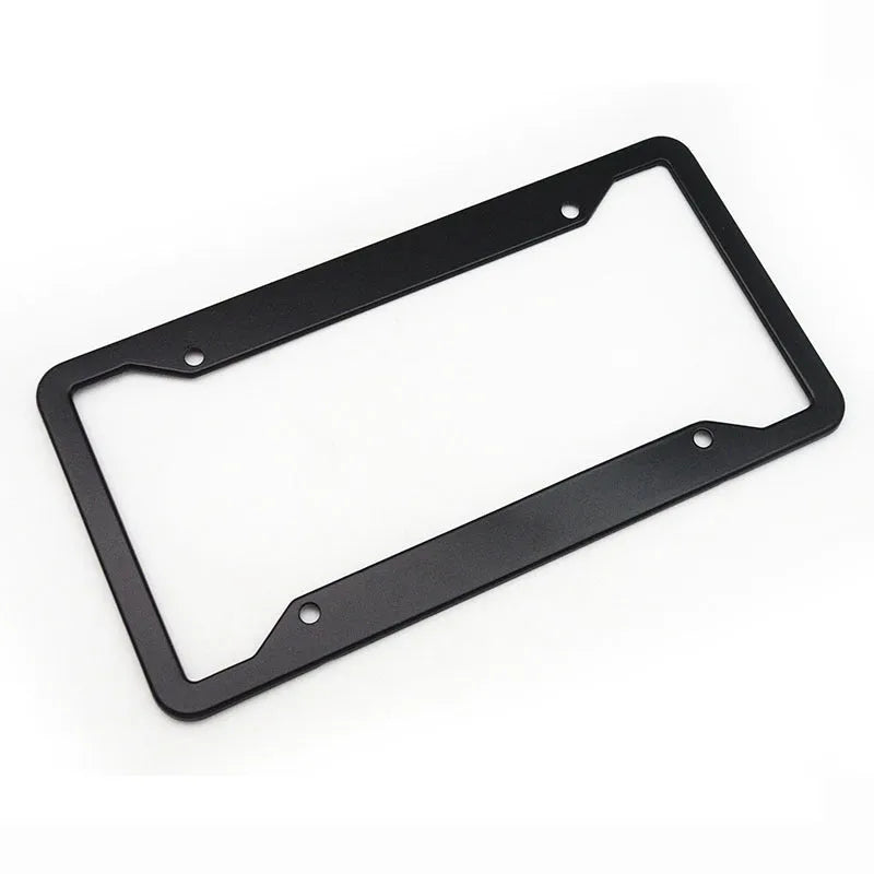 Aluminium alloy licence plate frame in four colour options measuring 200x150mm