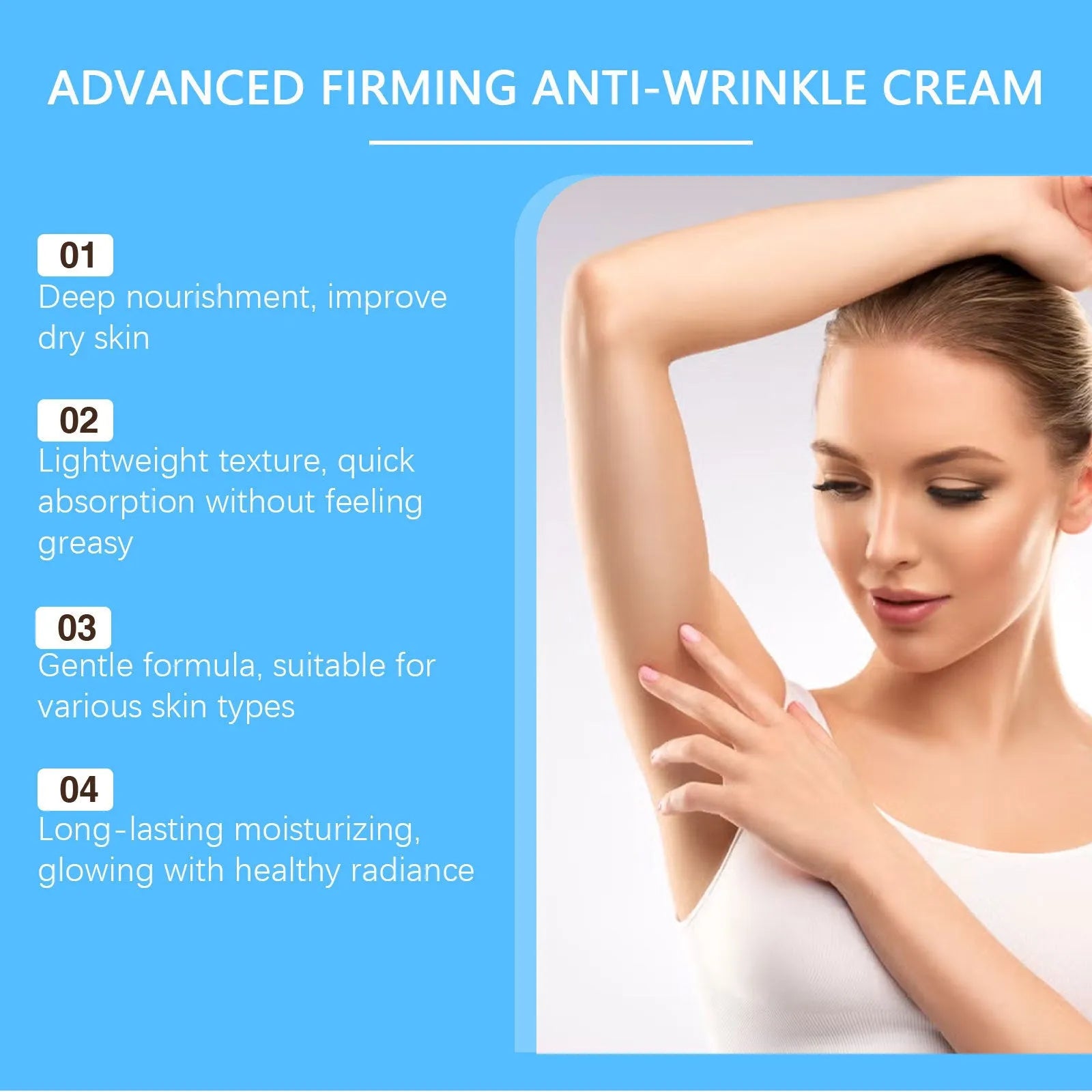 100g jar of gentle body moisturiser with glycerin, hyaluronic acid, nicotinamide and coffee extract
