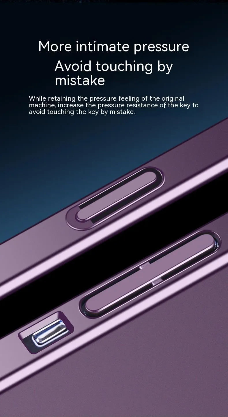 Frosted magnetic bracket phone case for iPhone on a table with bracket extended.
